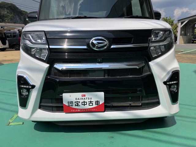 タントカスタムＲＳセレクション衝突軽減Ｂ　電動格納式ドアミラー　スマートキー＆プッシュスタート　１オーナー車　車線逸脱　オートライト　キーフリー　ＬＥＤヘッド　ＥＴＣ　オートマチックハイビーム　禁煙車　ターボエンジン　エアバッグ（山口県）の中古車