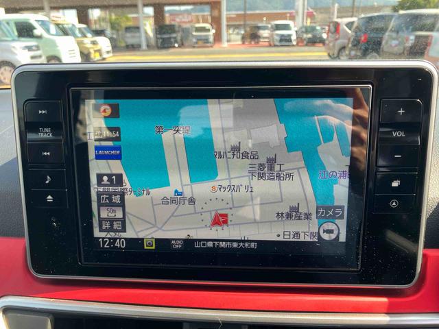 キャストスポーツＳＡIIIターボ車　ワンオーナー車　整備記録簿　禁煙　ナビ　アルミホイール　ワイヤレスキー　ＡＢＳ　エアバック　スマ−トキ−　革シート（山口県）の中古車