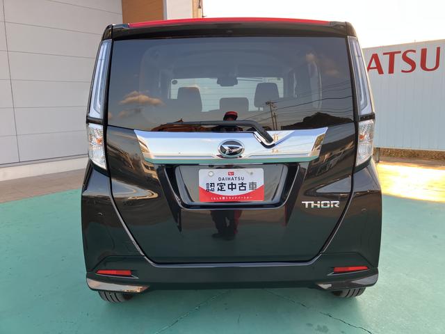 トールカスタムＧ　ターボ両側パワスラドア　衝突回避支援ブレーキ機能　ＬＫＡ　ＬＥＤライト　Ｉ−ＳＴＯＰ　電動格納ミラー　キーフリーシステム　ワンオーナー　アルミ　禁煙車　ターボエンジン　盗難防止システム　記録簿　スマートキー（山口県）の中古車