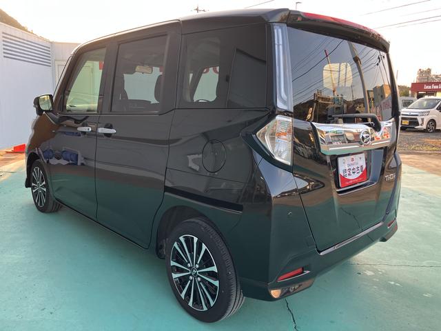 トールカスタムＧ　ターボ両側パワスラドア　衝突回避支援ブレーキ機能　ＬＫＡ　ＬＥＤライト　Ｉ−ＳＴＯＰ　電動格納ミラー　キーフリーシステム　ワンオーナー　アルミ　禁煙車　ターボエンジン　盗難防止システム　記録簿　スマートキー（山口県）の中古車