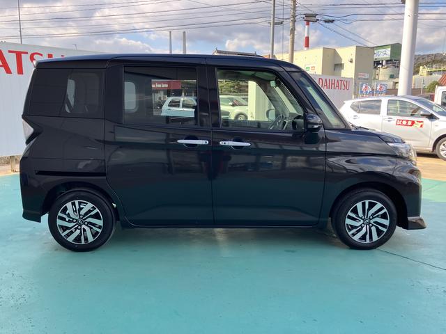 トールカスタムＧバックカメラ対応　両側パワースライドドア　電動パーキングブレーキ　ＬＥＤヘッド・フォグ　ワンオーナー　エアバック　アルミ　スマートキー　ＡＢＳ（山口県）の中古車