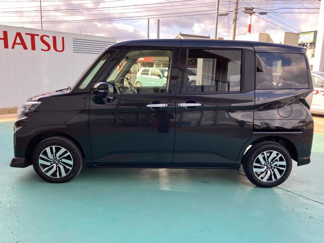 トールカスタムＧバックカメラ対応　両側パワースライドドア　電動パーキングブレーキ　ＬＥＤヘッド・フォグ　ワンオーナー　エアバック　アルミ　スマートキー　ＡＢＳ（山口県）の中古車