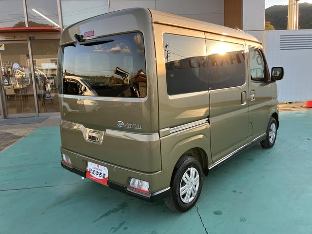 アトレーＲＳバックカメラ対応　両側パワースライドドア　電動格納式ドアミラー　ＬＥＤヘッドランプ　ワンオーナー車　ターボエンジン　運転席エアバック　ＡＢＳ（山口県）の中古車