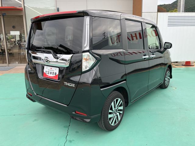 トールカスタムＧ助手席エアバッグ　ＬＫＡ　ＬＥＤライト　キーレス　Ｉストップ　電格ミラー　ハイビームアシスト　イモビ　ワンオーナー　エアバック　アルミ　スマートキー　ＡＢＳ　両側Ｐスライドドア　緊急ブレーキ（山口県）の中古車