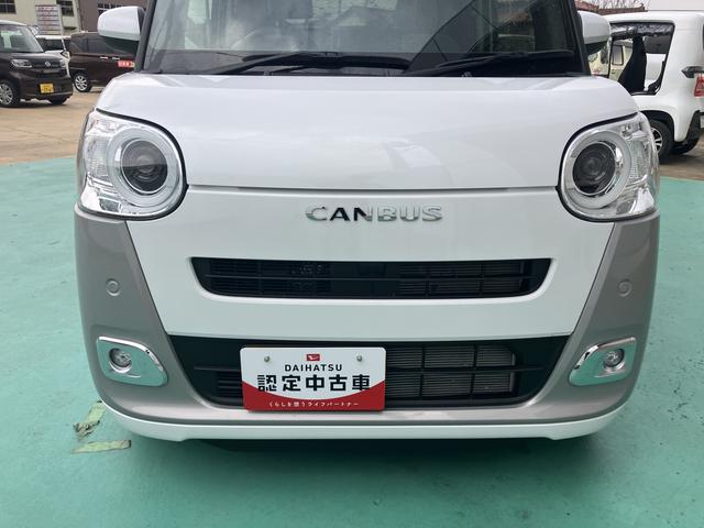 ムーヴキャンバスストライプスＧアイドルストップ　セキュリティアラーム　スマートキープッシュスタート　キーフリーキー　ＬＥＤライト　車線逸脱警報　Ｗエアバッグ　運転席エアバック　オートハイビーム　ＡＢＳ　安全ボディ　両Ｐドア（山口県）の中古車