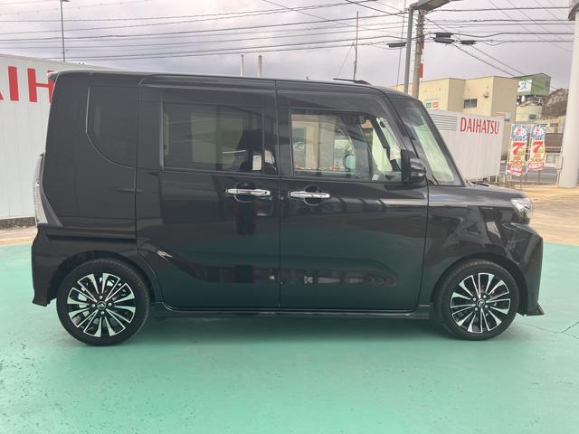 タントカスタムＲＳ両側パワスライドドア　レーンキープＡ　ＩＳＴＯＰ　オートミラー　オートＬＥＤ　ターボエンジン　ナビ付き　ＬＥＤライト　１オーナー　キーフリー　セキュリティ　安全ボディー　アルミホイール　ＡＢＳ（山口県）の中古車