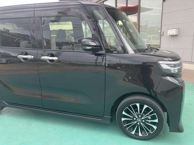 タントカスタムＲＳ両側パワスライドドア　レーンキープＡ　ＩＳＴＯＰ　オートミラー　オートＬＥＤ　ターボエンジン　ナビ付き　ＬＥＤライト　１オーナー　キーフリー　セキュリティ　安全ボディー　アルミホイール　ＡＢＳ（山口県）の中古車