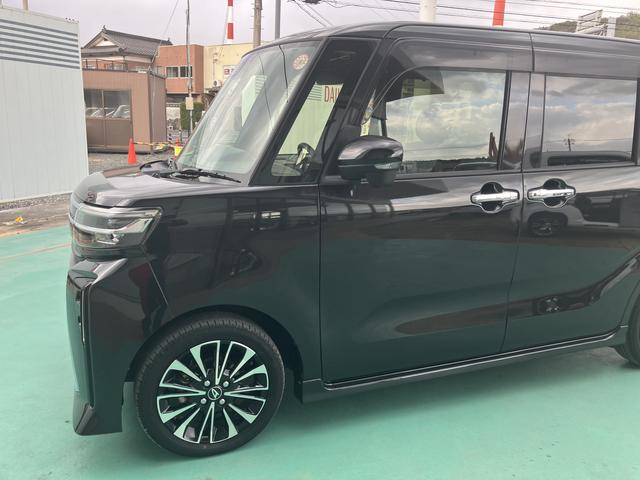 タントカスタムＲＳ両側パワスライドドア　レーンキープＡ　ＩＳＴＯＰ　オートミラー　オートＬＥＤ　ターボエンジン　ナビ付き　ＬＥＤライト　１オーナー　キーフリー　セキュリティ　安全ボディー　アルミホイール　ＡＢＳ（山口県）の中古車