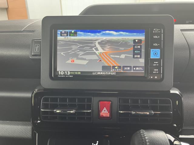 タントカスタムＲＳ両側パワスライドドア　レーンキープＡ　ＩＳＴＯＰ　オートミラー　オートＬＥＤ　ターボエンジン　ナビ付き　ＬＥＤライト　１オーナー　キーフリー　セキュリティ　安全ボディー　アルミホイール　ＡＢＳ（山口県）の中古車