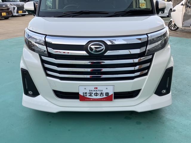 トールカスタムＧ　ターボ両側パワスラドア　衝突回避支援ブレーキ機能　ＬＫＡ　ＬＥＤライト　Ｉ−ＳＴＯＰ　電動格納ミラー　ＴＶ　キーフリーシステム　アルミ　オートライト　ターボエンジン　盗難防止システム　スマートキー　ＡＢＳ（山口県）の中古車