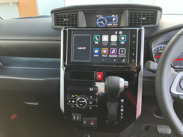 トールカスタムＧ　ターボ両側パワスラドア　衝突回避支援ブレーキ機能　ＬＫＡ　ＬＥＤライト　Ｉ−ＳＴＯＰ　電動格納ミラー　ＴＶ　キーフリーシステム　アルミ　オートライト　ターボエンジン　盗難防止システム　スマートキー　ＡＢＳ（山口県）の中古車