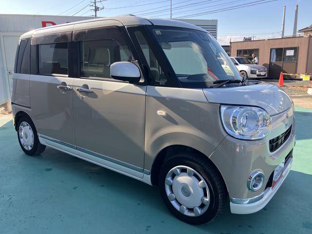 ムーヴキャンバスＧメイクアップリミテッド　ＳＡIII禁煙　パノラミックビューモニター　プッシュスタートスマートキー　カーナビ　キーレスエントリー　ドラレコ　記録簿　１オーナ（山口県）の中古車