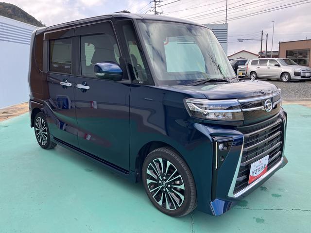 タントカスタムＲＳターボエンジン　ナビ付き　１オーナー　キーフリー　アルミホイール　ＡＢＳ　エアバック　記録簿　スマートキーＰスタート（山口県）の中古車