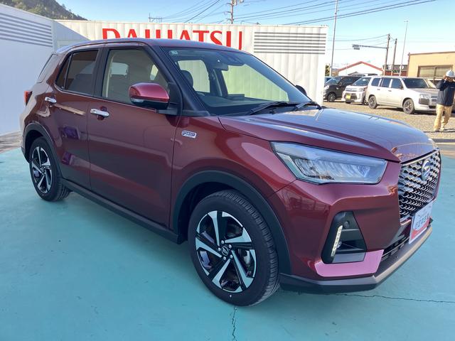 ロッキープレミアムＧ　ＨＥＶ電動格納式ドアミラー　アルミホイル　ＬＥＤライト　Ｓヒーター　スマートキー　キーフリー　３６０°モニター（山口県）の中古車