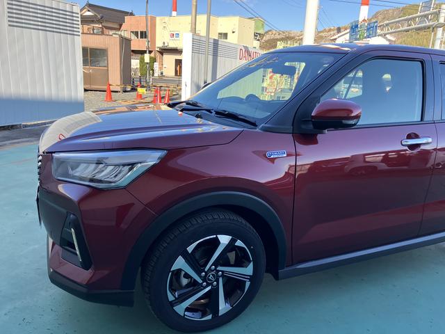 ロッキープレミアムＧ　ＨＥＶ電動格納式ドアミラー　アルミホイル　ＬＥＤライト　Ｓヒーター　スマートキー　キーフリー　３６０°モニター（山口県）の中古車