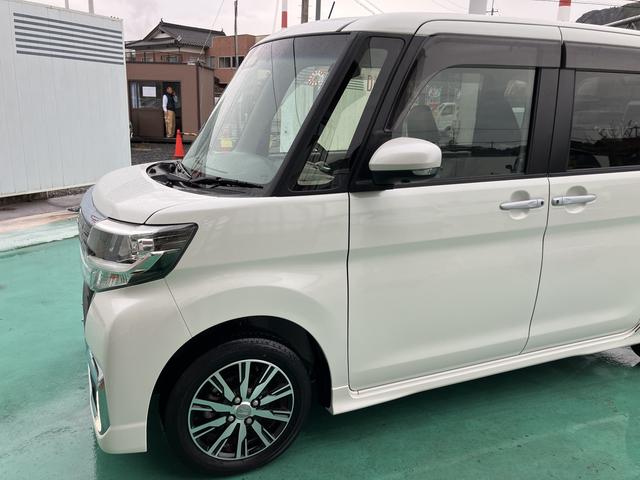 タントカスタムＸ　トップエディションＶＳ　ＳＡIIIスマートキー　記録簿　キーフリーシステム　アルミホイール　ＡＢＳ（山口県）の中古車