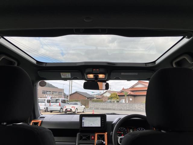 タフトＧターボキーフリーシステム　フルタイム４ＷＤ　ターボ車　アルミホイール　スマートキー＆プッシュスタート　エアバック　ＡＢＳ　記録簿　パノラマサンルーフ　ワンオーナー車（山口県）の中古車