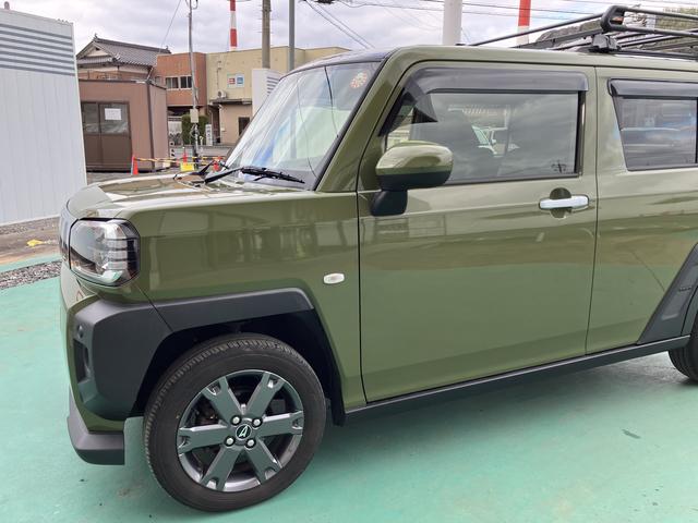 タフトＧターボキーフリーシステム　フルタイム４ＷＤ　ターボ車　アルミホイール　スマートキー＆プッシュスタート　エアバック　ＡＢＳ　記録簿　パノラマサンルーフ　ワンオーナー車（山口県）の中古車