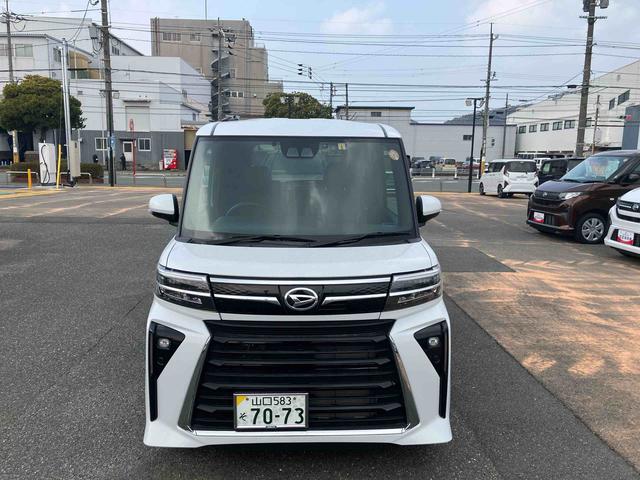 タントカスタムＲＳキーフリーキー　１オーナー車　ナビ付　禁煙　タ−ボ　ＡＢＳ　点検記録簿　アルミホイール　エアバック　スマートキープッシュスタート（山口県）の中古車