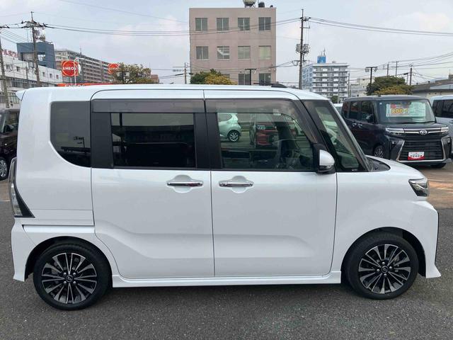 タントカスタムＲＳキーフリーキー　１オーナー車　ナビ付　禁煙　タ−ボ　ＡＢＳ　点検記録簿　アルミホイール　エアバック　スマートキープッシュスタート（山口県）の中古車