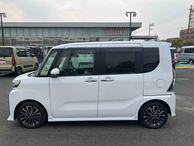 タントカスタムＲＳキーフリーキー　１オーナー車　ナビ付　禁煙　タ−ボ　ＡＢＳ　点検記録簿　アルミホイール　エアバック　スマートキープッシュスタート（山口県）の中古車