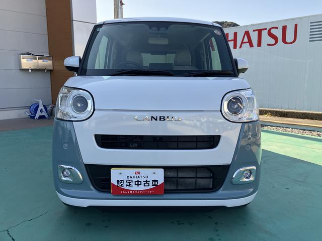 ムーヴキャンバスストライプスＧスマートキープッシュスタート　キーフリーキー　運転席エアバック　ＡＢＳ（山口県）の中古車