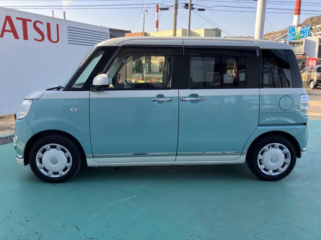 ムーヴキャンバスＧメイクアップリミテッド　ＳＡIIIプッシュスタートスマートキー　キーレスエントリー　記録簿　運転席エアバック　ＡＢＳ（山口県）の中古車