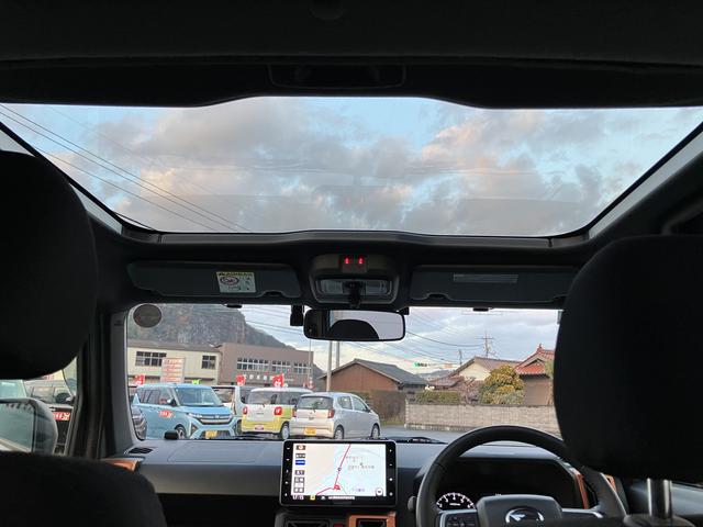 タフトＧターボキーフリーシステム　フルタイム４ＷＤ　ターボ車　アルミホイール　スマートキー＆プッシュスタート　エアバック　ＡＢＳ　記録簿　パノラマサンルーフ　ワンオーナー車（山口県）の中古車