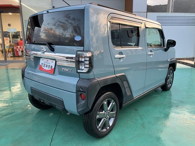 タフトＧターボキーフリーシステム　フルタイム４ＷＤ　ターボ車　アルミホイール　スマートキー＆プッシュスタート　エアバック　ＡＢＳ　記録簿　パノラマサンルーフ　ワンオーナー車（山口県）の中古車