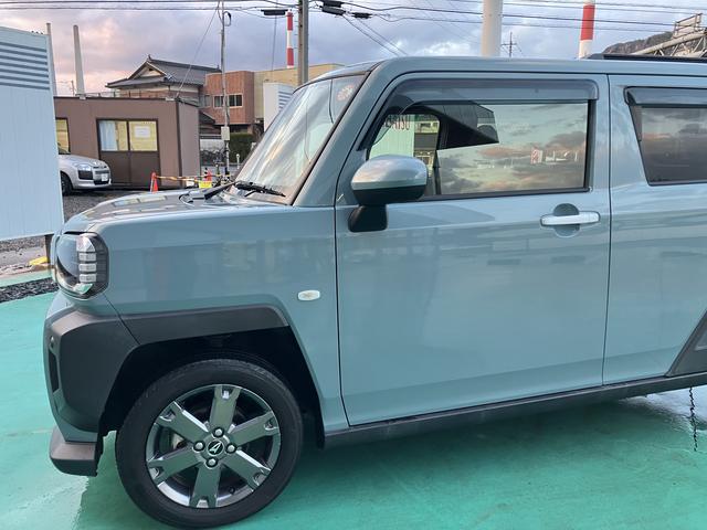 タフトＧターボキーフリーシステム　フルタイム４ＷＤ　ターボ車　アルミホイール　スマートキー＆プッシュスタート　エアバック　ＡＢＳ　記録簿　パノラマサンルーフ　ワンオーナー車（山口県）の中古車