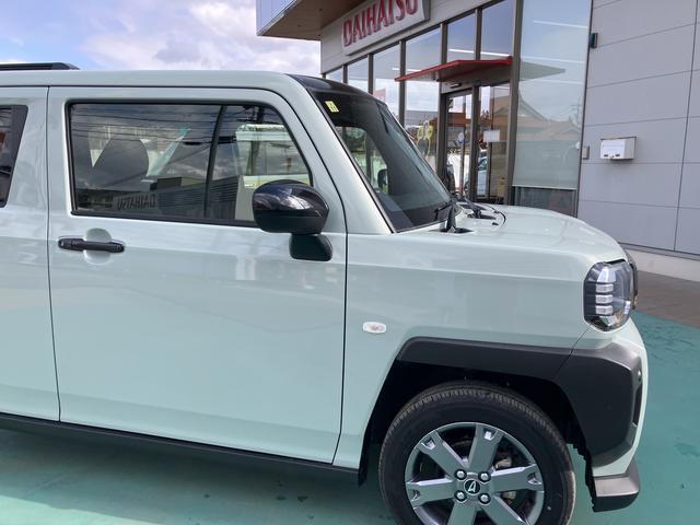 タフトＧターボ　ダーククロムベンチャーキーフリーシステム　ターボ車　ムーンルーフ　エアバック　アルミホイール　スマートキー　ＡＢＳ（山口県）の中古車