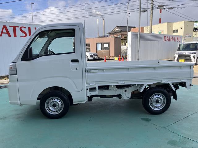 ハイゼットトラックスタンダードパワステ付　切替式４ＷＤ　エアコン付　シングルエアバッグ　ＡＢＳ　エコアイドル　衝突回避支援ブレーキ機能　安全ボディ　助手席エアバッグ　オートマチックハイビーム　レーンキープ（山口県）の中古車