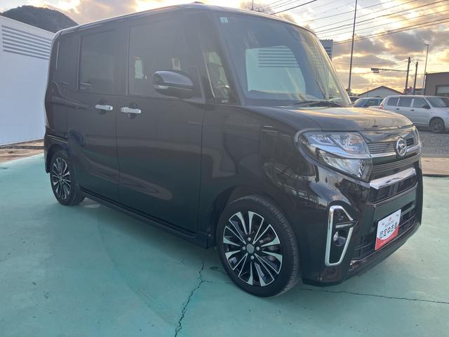 タントカスタムＲＳキーフリーキー　１オーナー車　タ−ボ　ＡＢＳ　点検記録簿　アルミホイール　エアバック　スマートキープッシュスタート　ＥＴＣ装備（山口県）の中古車