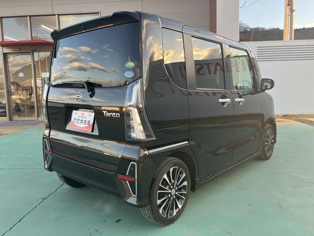タントカスタムＲＳキーフリーキー　１オーナー車　タ−ボ　ＡＢＳ　点検記録簿　アルミホイール　エアバック　スマートキープッシュスタート　ＥＴＣ装備（山口県）の中古車