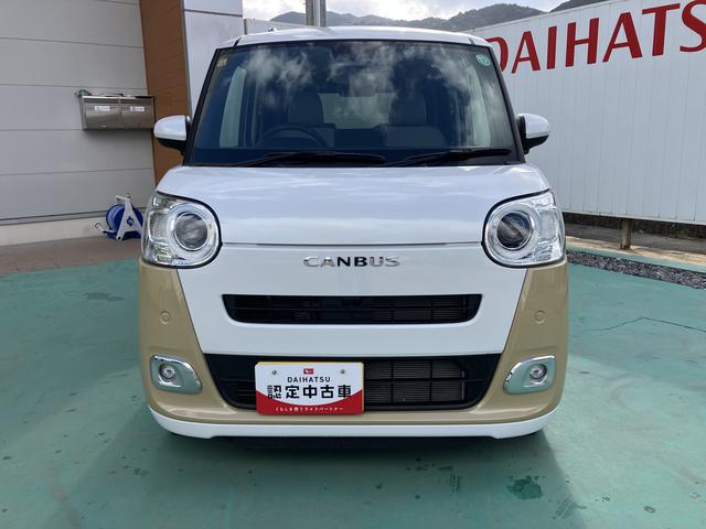 ムーヴキャンバスストライプスＧインテリキー　キーフリー　エアバック　ＡＢＳ（山口県）の中古車