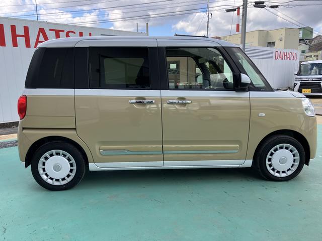 ムーヴキャンバスストライプスＧインテリキー　キーフリー　エアバック　ＡＢＳ（山口県）の中古車