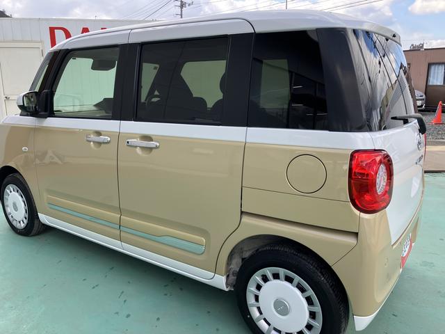 ムーヴキャンバスストライプスＧインテリキー　キーフリー　エアバック　ＡＢＳ（山口県）の中古車