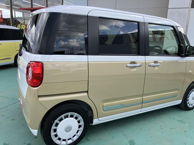 ムーヴキャンバスストライプスＧインテリキー　キーフリー　エアバック　ＡＢＳ（山口県）の中古車