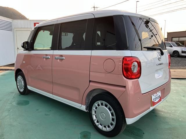 ムーヴキャンバスストライプスＸスマートキ　キーフリー　ＡＢＳ　エアバック（山口県）の中古車