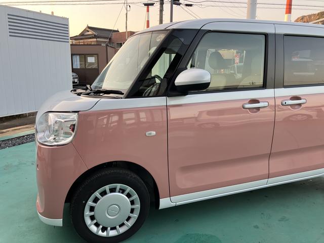 ムーヴキャンバスストライプスＸスマートキ　キーフリー　ＡＢＳ　エアバック（山口県）の中古車