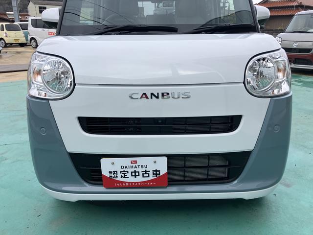 ムーヴキャンバスストライプスＸスマートキ　キーフリー　ＡＢＳ　エアバック（山口県）の中古車