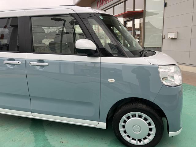 ムーヴキャンバスストライプスＸスマートキ　キーフリー　ＡＢＳ　エアバック（山口県）の中古車