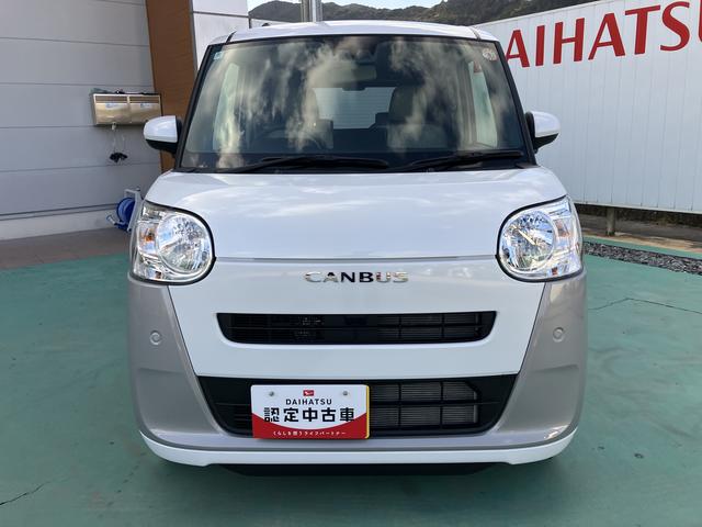 ムーヴキャンバスストライプスＸスマートキ　キーフリー　ＡＢＳ　エアバック（山口県）の中古車