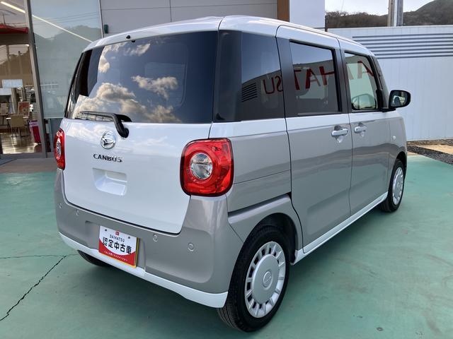 ムーヴキャンバスストライプスＸスマートキ　キーフリー　ＡＢＳ　エアバック（山口県）の中古車