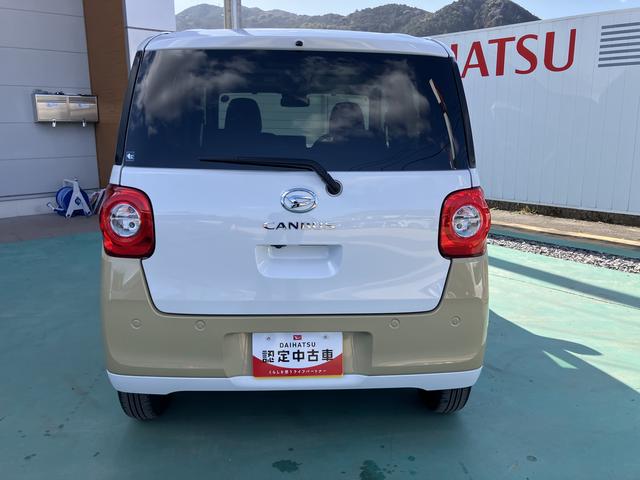 ムーヴキャンバスストライプスＧ車線逸脱　運転席助手席エアバッグ　アイスト　インテリキー　イモビライザー　衝突安全ボディ　キーフリー　ＬＥＤライト　エアバック　オートハイビーム　オートライト　ＡＢＳ　ハンズフリー両側電動ドア（山口県）の中古車