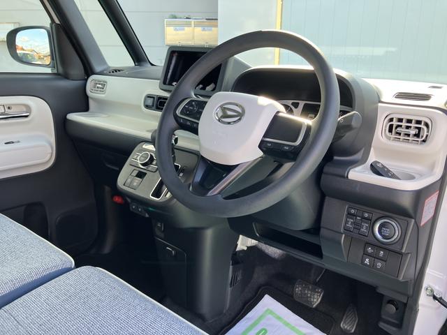 ムーヴキャンバスストライプスＧ車線逸脱　運転席助手席エアバッグ　アイスト　インテリキー　イモビライザー　衝突安全ボディ　キーフリー　ＬＥＤライト　エアバック　オートハイビーム　オートライト　ＡＢＳ　ハンズフリー両側電動ドア（山口県）の中古車