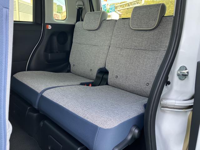 ムーヴキャンバスストライプスＧ車線逸脱　運転席助手席エアバッグ　アイスト　インテリキー　イモビライザー　衝突安全ボディ　キーフリー　ＬＥＤライト　エアバック　オートハイビーム　オートライト　ＡＢＳ　ハンズフリー両側電動ドア（山口県）の中古車