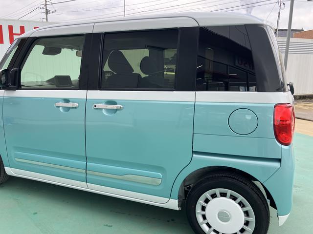 ムーヴキャンバスストライプスＧインテリキー　キーフリー　エアバック　ＡＢＳ（山口県）の中古車