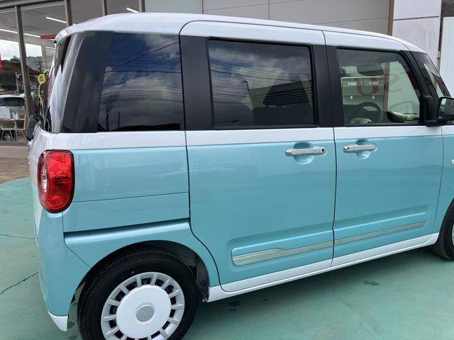 ムーヴキャンバスストライプスＧインテリキー　キーフリー　エアバック　ＡＢＳ（山口県）の中古車