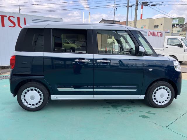 ムーヴキャンバスストライプスＧターボスマキー　ターボエンジン　キーフリーシステム　エアバック　ＡＢＳ（山口県）の中古車